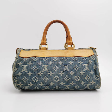 Sold Louis Vuitton Denim Neo Speedy Boston Bag