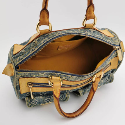 Sold Louis Vuitton Denim Neo Speedy Boston Bag