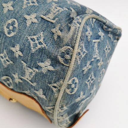 Sold Louis Vuitton Denim Neo Speedy Boston Bag