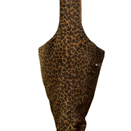Sold Bottega Veneta Nylon Leopard Hobo Shoulder Bag