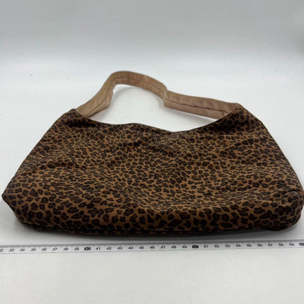 Sold Bottega Veneta Nylon Leopard Hobo Shoulder Bag