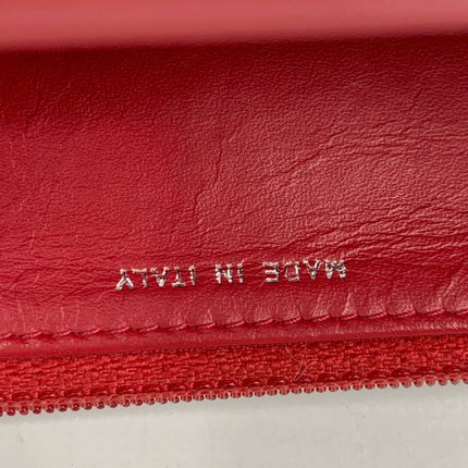 Sold Chanel Wallet on Chain WOC Double CC Red Caviar Leather