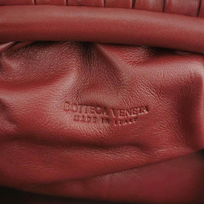 Bottega Veneta Pouch Mini Burgundy Leather