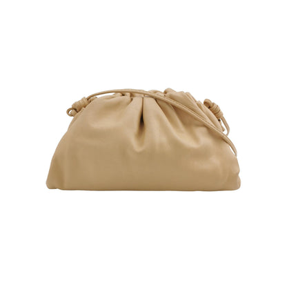 Bottega Veneta Pouch Mini Beige Leather-Luxbags