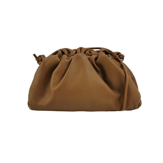 Bottega Veneta Pouch Mini Brown Leather-Luxbags
