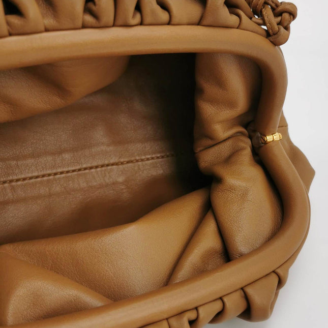 Bottega Veneta Pouch Mini Brown Leather