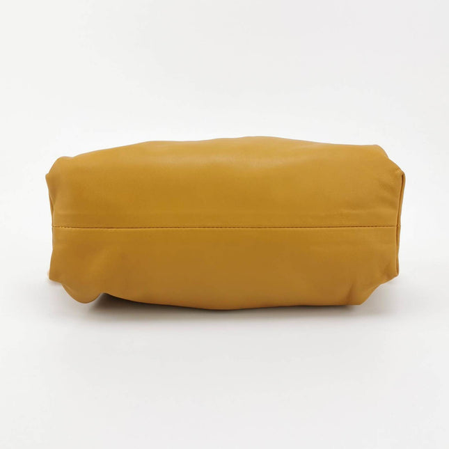 Sold Bottega Veneta Chain Pouch Calfskin Leather Caramel Brown Large