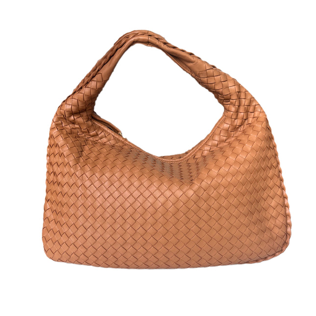 Sold Bottega Veneta Intrecciato Camel Nappa Leather Handbag-Luxbags