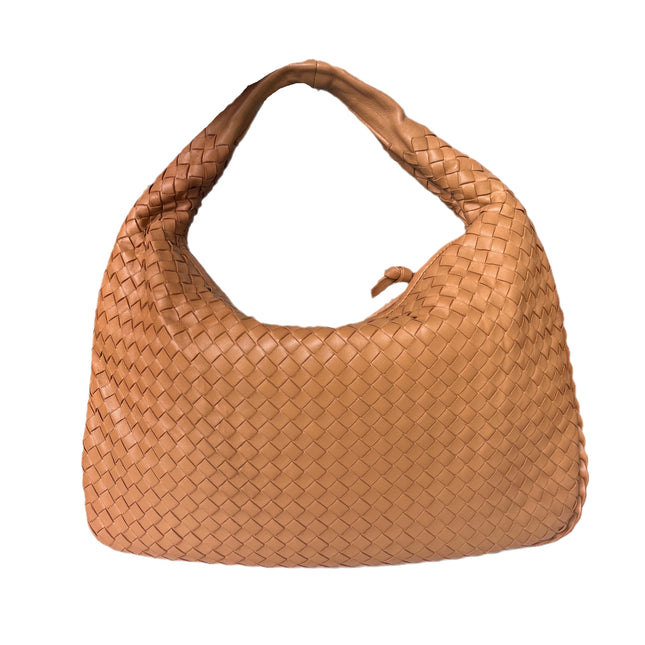Sold Bottega Veneta Intrecciato Camel Nappa Leather Handbag
