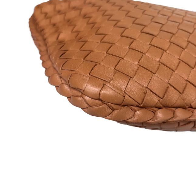 Sold Bottega Veneta Intrecciato Camel Nappa Leather Handbag