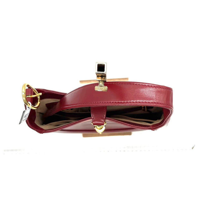 Sold Gucci Jackie 1961 Red Leather Bag Small with Adjustable Strap