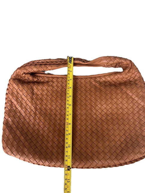 Sold Bottega Veneta Intrecciato Camel Nappa Leather Handbag