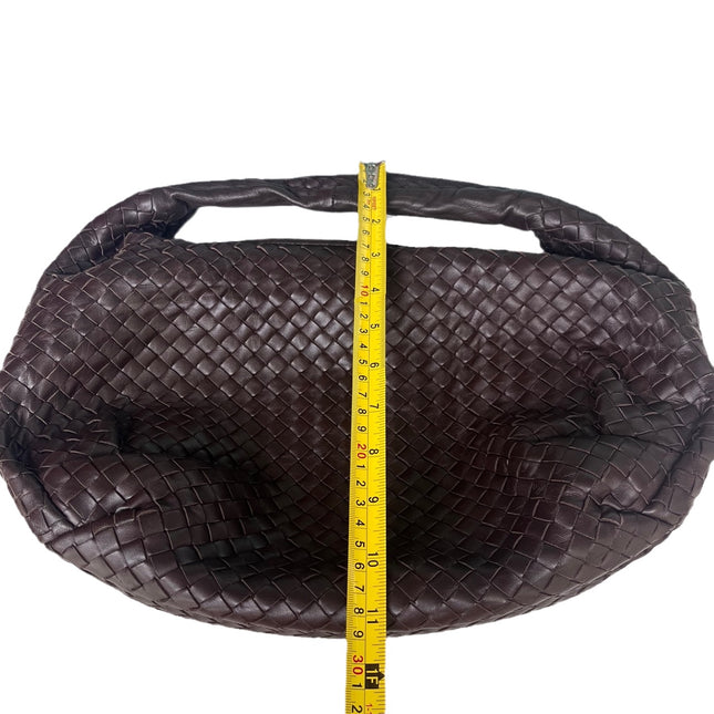 Sold Bottega Veneta Brown Belly Hobo Intrecciato Nappa Leather Handbag