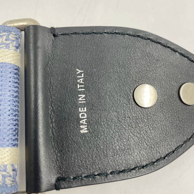Sold Lady Dior My Abcdior Blue Lambskin Cannage Leather with Strap
