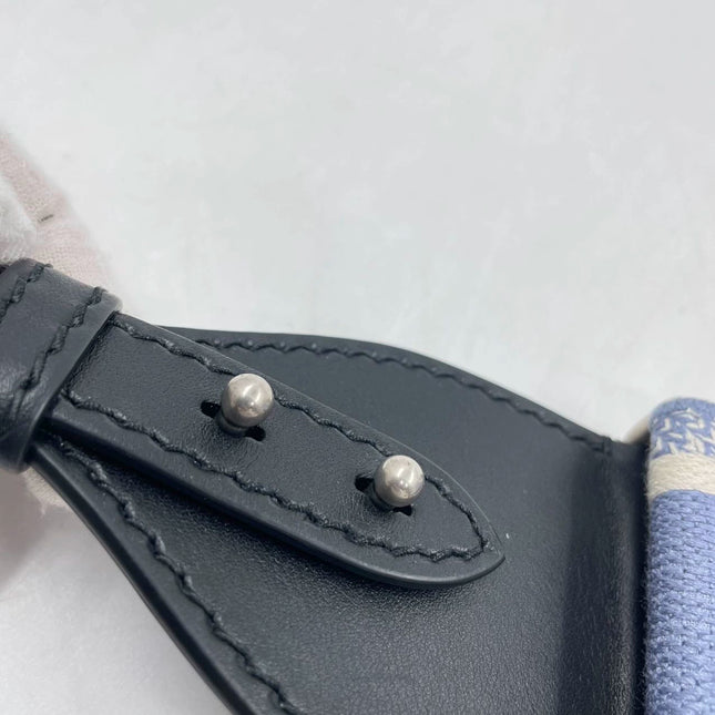 Sold Lady Dior My Abcdior Blue Lambskin Cannage Leather with Strap