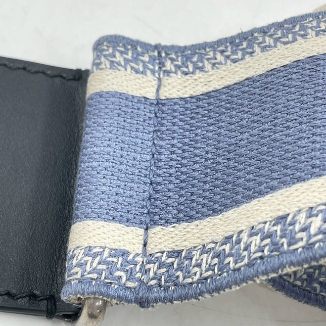 Sold Lady Dior My Abcdior Blue Lambskin Cannage Leather with Strap