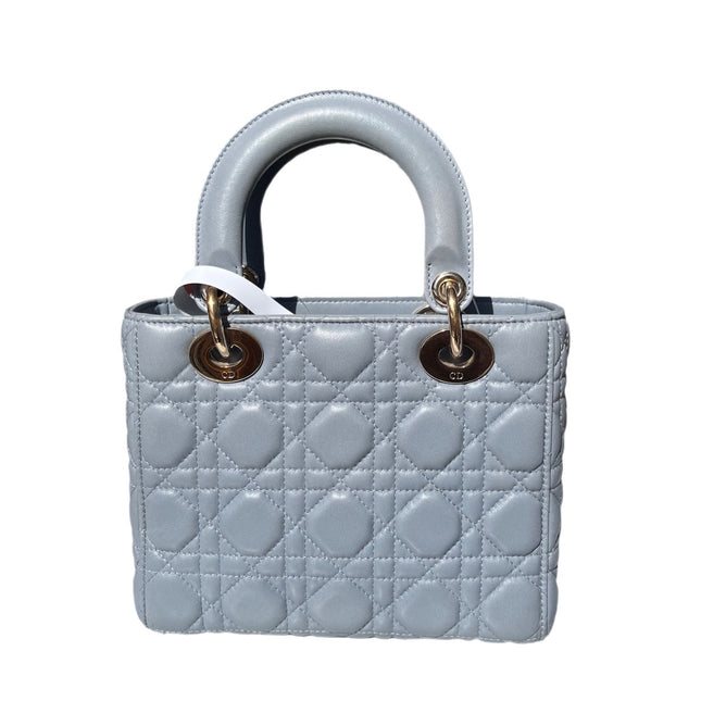 Sold Lady Dior My Abcdior Blue Lambskin Cannage Leather with Strap