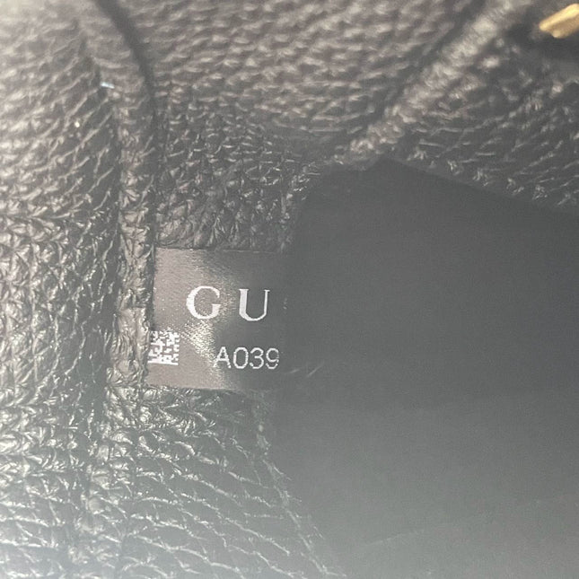 Sold Gucci Jackie 1961 Black Pebbled Leather Bag Small
