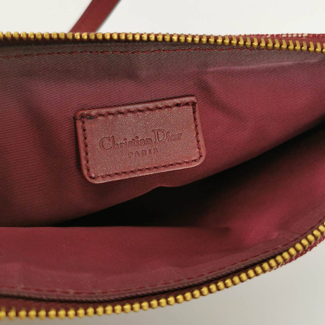 Sold Dior Trotter Mini Saddle bag Burgundy Red Oblique