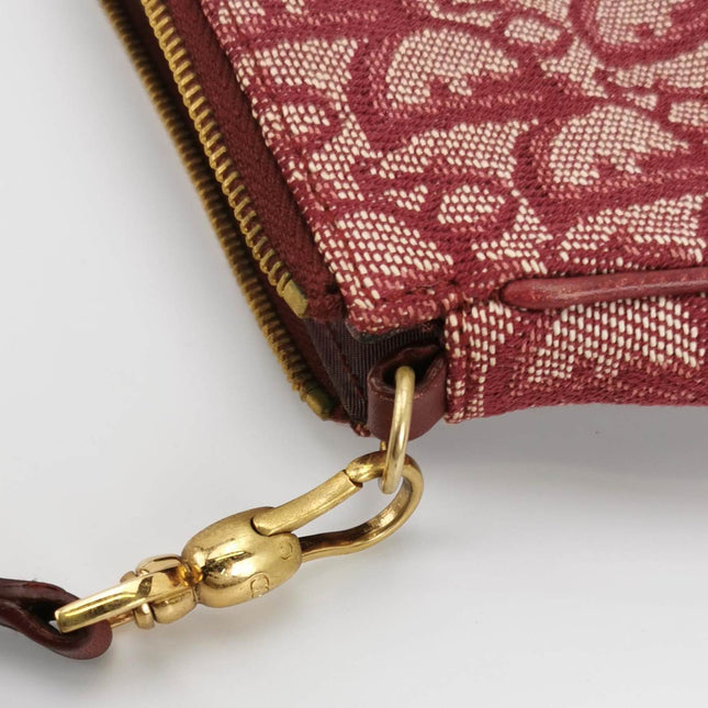 Sold Dior Trotter Mini Saddle bag Burgundy Red Oblique