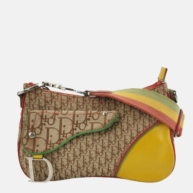 Dior Rasta Trotter Double Saddle Shoulder Bag-Luxbags