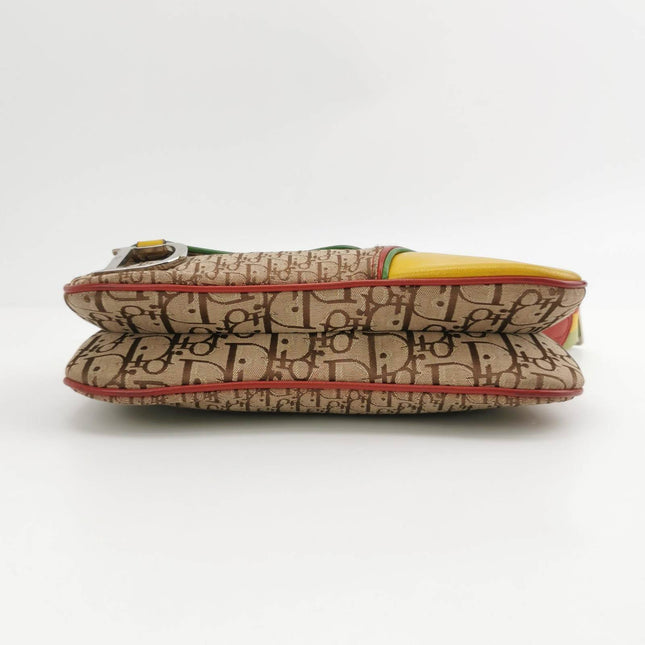Sold Dior Rasta Trotter Double Saddle Shoulder Bag