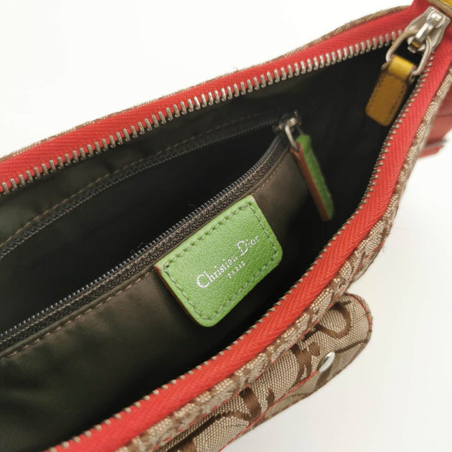 Sold Dior Rasta Trotter Double Saddle Shoulder Bag