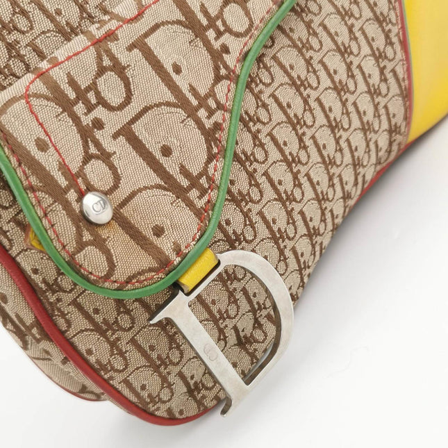 Sold Dior Rasta Trotter Double Saddle Shoulder Bag