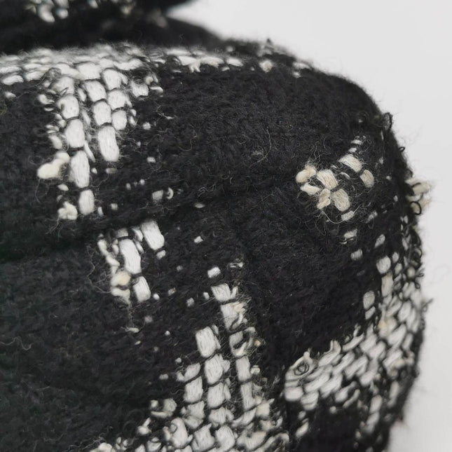 Sold Chanel 19 Bag 2021 Medium Black White Checkered Tweed Bag