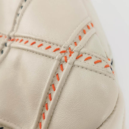 Chanel 19 Bag 2021 Cream White Wild Stitch