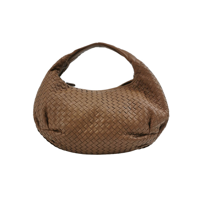 Bottega Veneta Belly Hobo Intrecciato Leather Milk Chocolate Brown Large 45