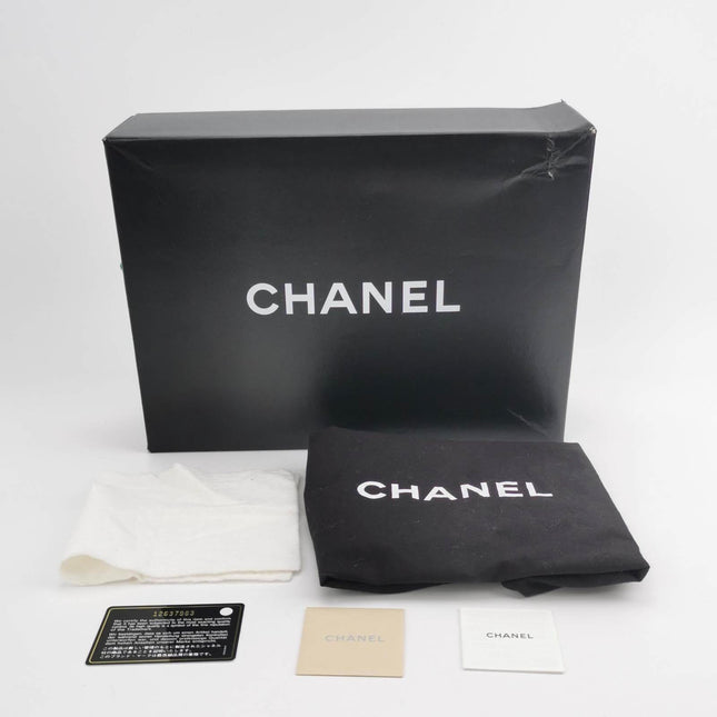 Chanel Classic Flap Maxi Orange Leather Giant CC Logo