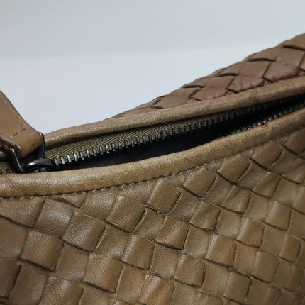 Bottega Veneta Belly Hobo Intrecciato Leather Milk Chocolate Brown Large 45