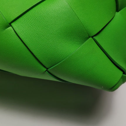Bottega Veneta Cabat Small Green Intrecciato Leather Tote Bag