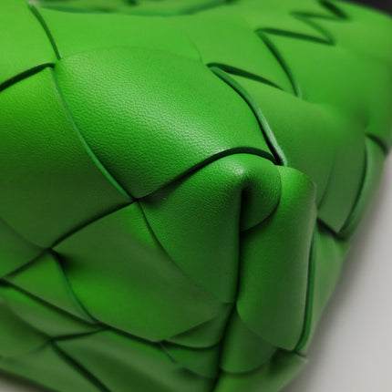 Bottega Veneta Cabat Small Green Intrecciato Leather Tote Bag