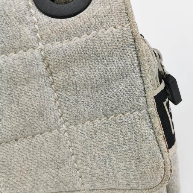 Sold Chanel Classic Flap 2005 Medium Grey Cloth