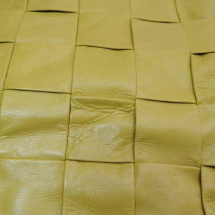 Bottega Veneta Cabat Vertical Yellow Shiny Calfskin Leather Tote Bag