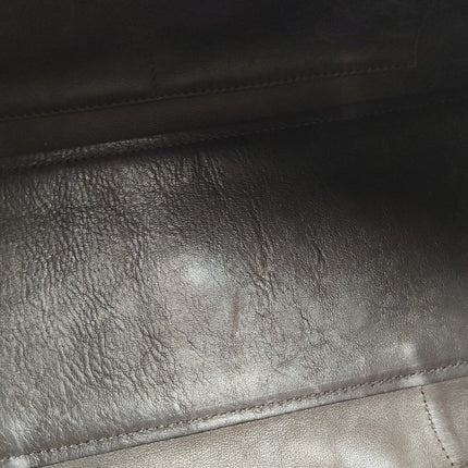 Loewe Amazona 29 Dark Brown Suede and Leather Top Handle Bag