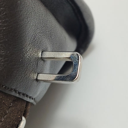 Loewe Amazona 29 Dark Brown Suede and Leather Top Handle Bag