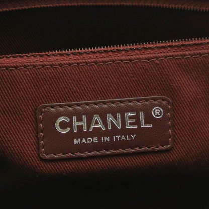 Chanel 2013 Paris-Edinburgh Medium Burgundy Flap Shoulder Bag