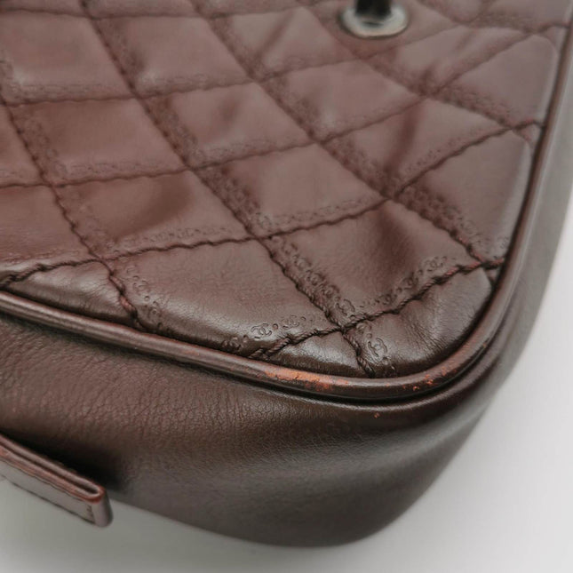 Sold Chanel 2013 Paris-Edinburgh Medium Burgundy Flap Shoulder Bag