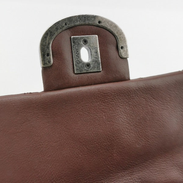 Sold Chanel 2013 Paris-Edinburgh Medium Burgundy Flap Shoulder Bag