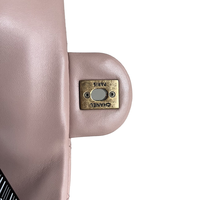 Sold Chanel Classic Flap 2014-2015 Beige Lambskin Leather Mini Crossbody Bag