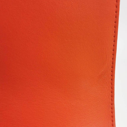 Sold Chanel Le Boy 2012 Medium Orange Lambskin Leather Bag