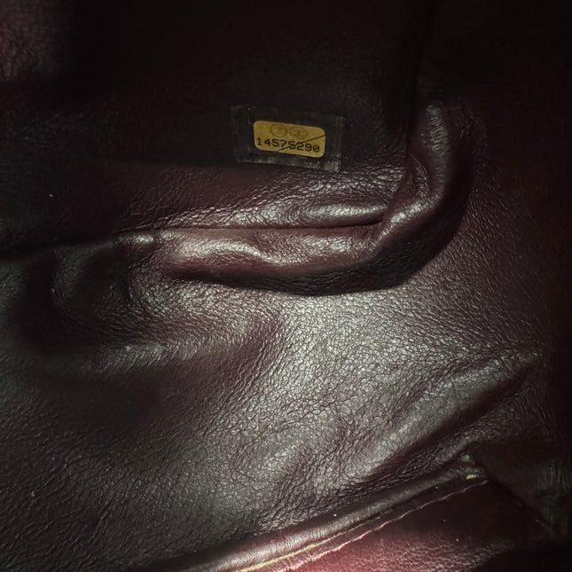 Chanel Classic Flap Maxi Black Caviar Leather Double Flap Sliver Hardware