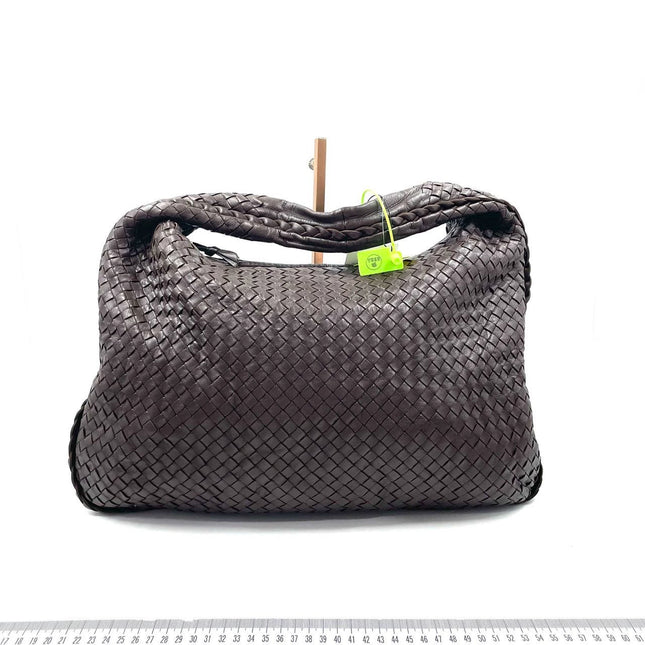 Sold Bottega Veneta Hobo Bag Large Dark Brown Lambskin leather