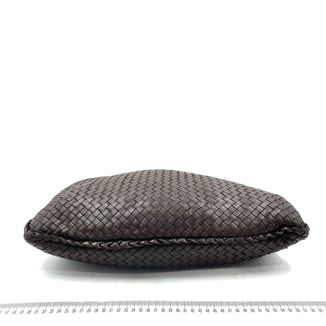 Sold Bottega Veneta Hobo Bag Large Dark Brown Lambskin leather