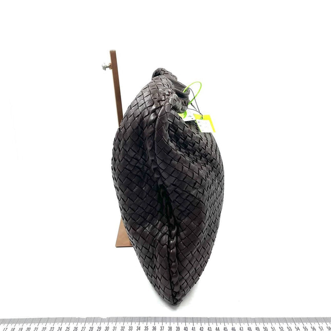 Sold Bottega Veneta Hobo Bag Large Dark Brown Lambskin leather