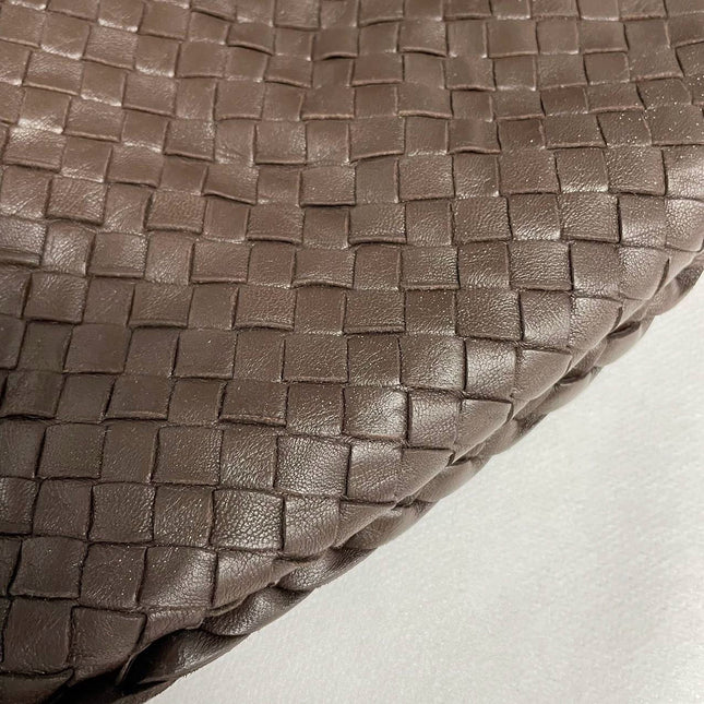 Sold Bottega Veneta Hobo Bag Large Dark Brown Lambskin leather