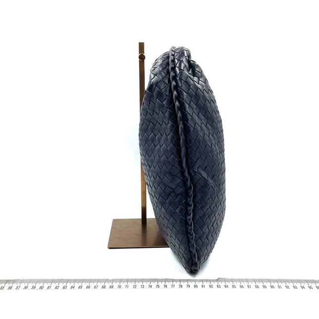 Sold Bottega Veneta Hobo Bag Medium Navy Lambskin leather Mint Condition